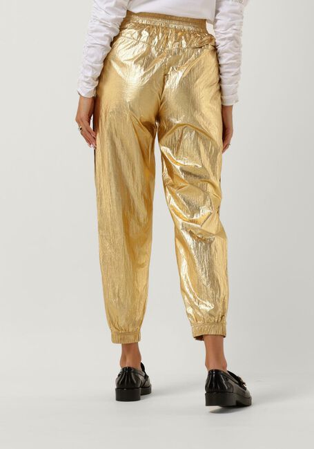 Gouden CO'COUTURE Pantalon TRICE METAL TECH PANT - large