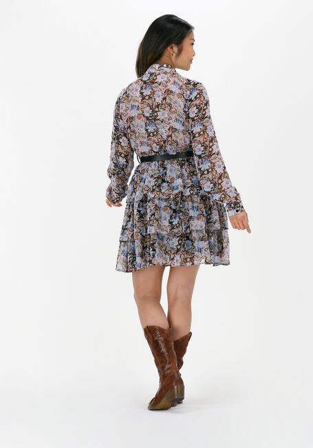 COLOURFUL REBEL Mini robe KIMI PAISLEY FLORAL MIXED MINI BELTED RUFFLE DRESS en multicolore - large
