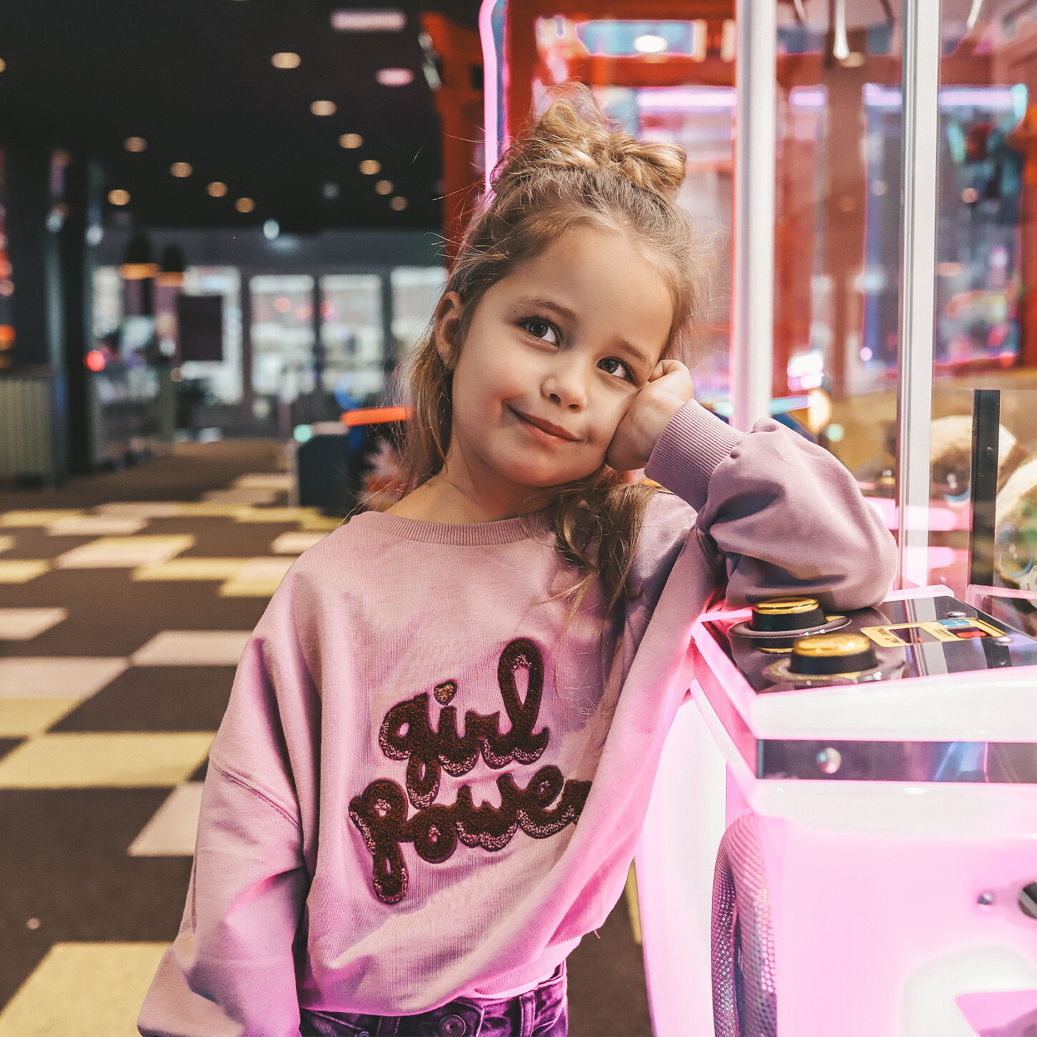 Lila YOUR WISHES Trui GIRL POWER OVERSIZED SWEATER - large