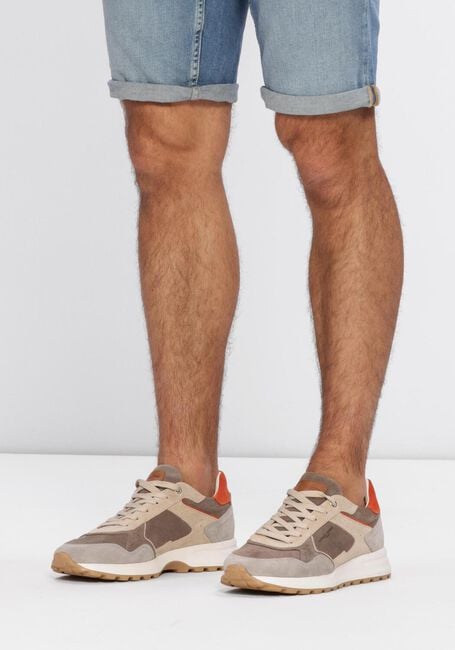 STEFANO LAURAN Baskets basses STAR 005 en beige - large