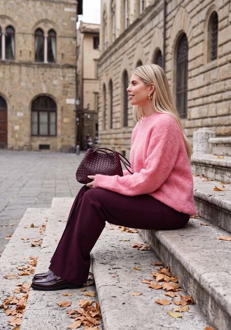 NOTRE-V Pull NV-INSA en rose - large
