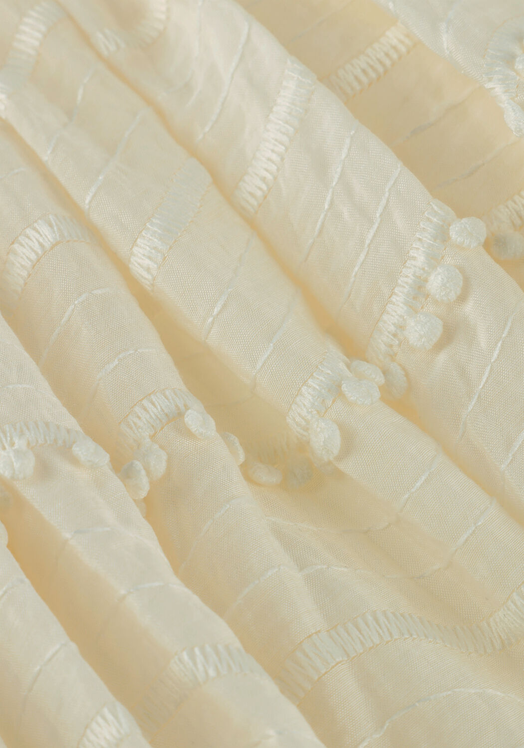 NONO Mini robe NINU SKIRT WITH POMPOMS &Eacute;cru - large