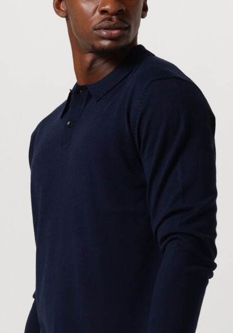 SELECTED HOMME Polo SLHTOWN MERINO COOLMAX KNIT POLO NOOS Bleu foncé - large