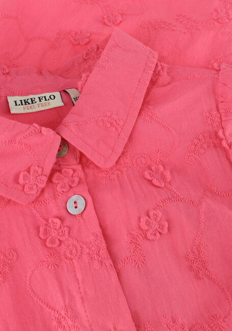 Roze LIKE FLO  3D FLOWER KNOT BLOUSE Roze LIKE FLO  3D FLOWER KNOT BLOUSE - large