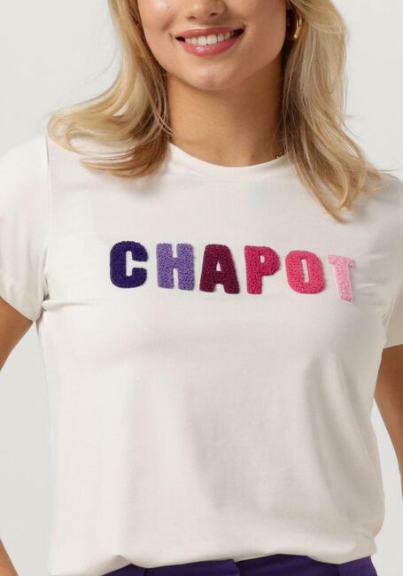 Ecru FABIENNE CHAPOT T-shirt TERRY T-SHIRT - large