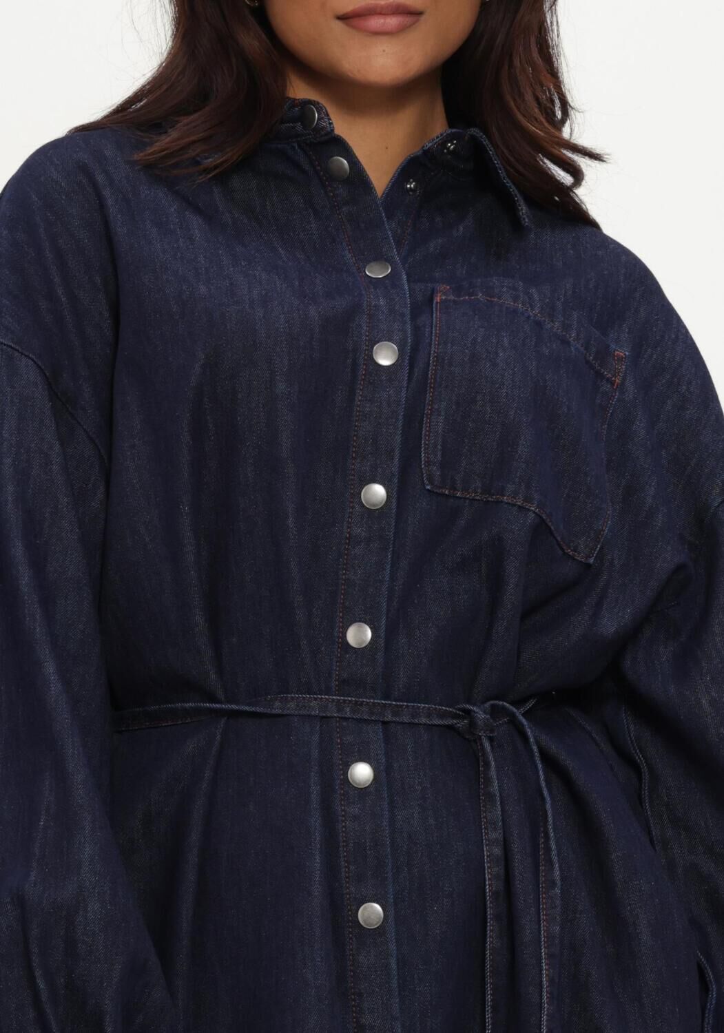 MINUS Mini robe MSLARISSA SHORT DRESS Bleu fonc&eacute; - large