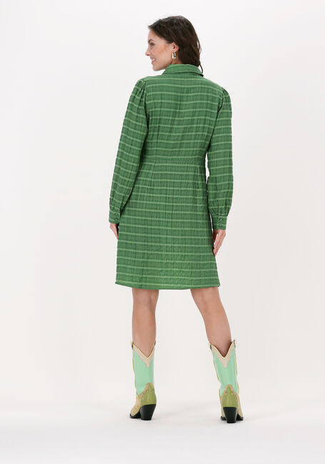OBJECT Mini robe KENDRA L/S DRESS en vert - large
