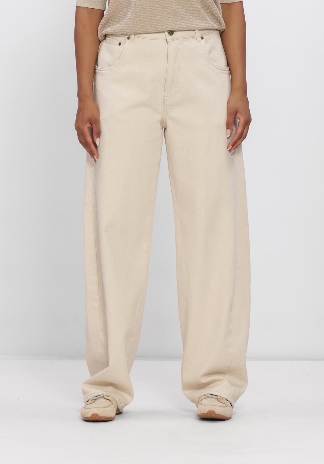 NUKUS Pantalon large PETRA PANTS &Eacute;cru - large