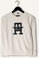 Witte TOMMY HILFIGER Sweater MONOGRAM BLACK WATCH SWEATSHIRT Witte TOMMY HILFIGER Sweater MONOGRAM BLACK WATCH SWEATSHIRT - medium
