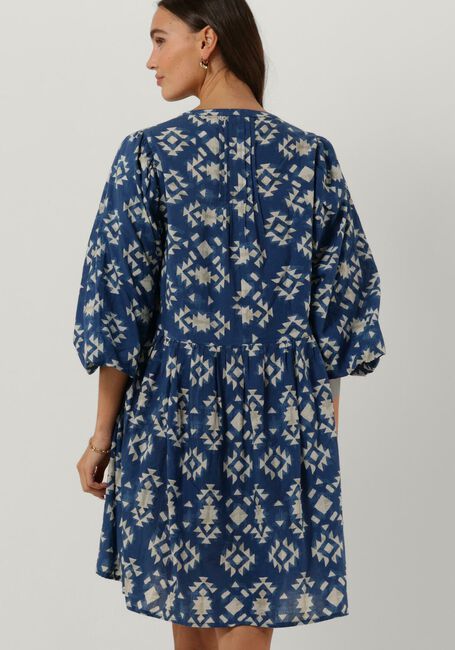 BY-BAR Mini robe BOWIE MADRAS DRESS en bleu - large