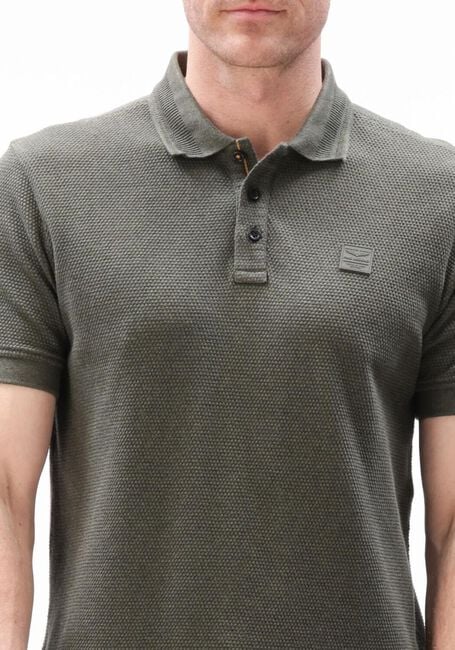 PME LEGEND Polo POPCORN JERSEY en vert - large