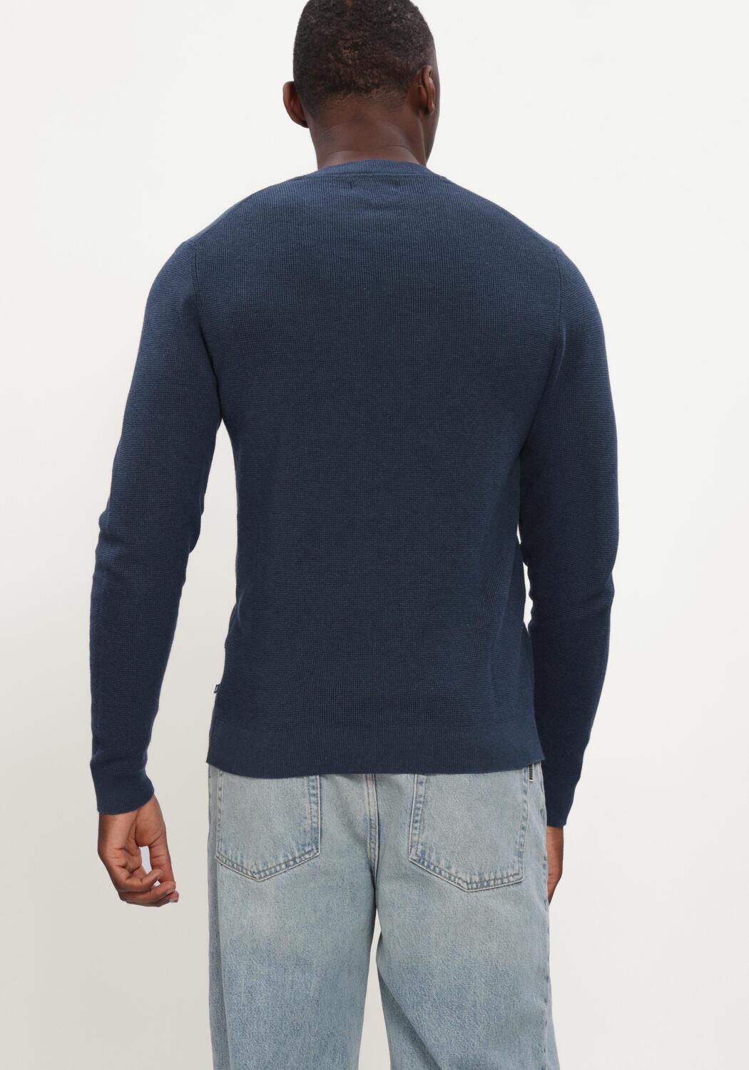 MATINIQUE Pull MALAGOON Bleu fonc&eacute; - large