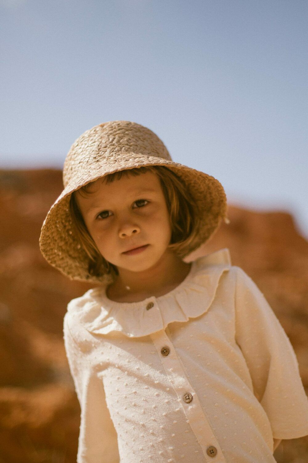 LIL' ATELIER NMFDALLAS LOOSE SHIRT Blouses &Eacute;cru - large