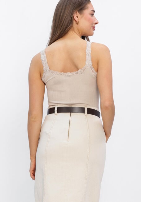 ROSEMUNDE Haut BABETTE DEEP BACK SILK TOP Sable - large