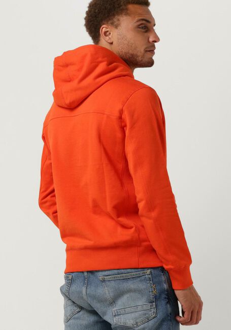 Oranje CALVIN KLEIN Sweater MONOLOGO SLEEVE BADGE HOODIE - large