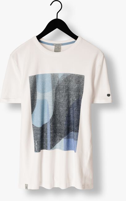 CAST IRON T-shirt SHORT SLEEVE R-NECK REGULAR FIT COTTON TWILL en blanc - large