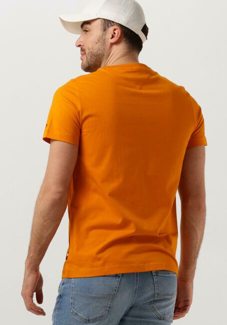 Oranje TOMMY HILFIGER T-shirt SMALL HILFIGER TEE - large