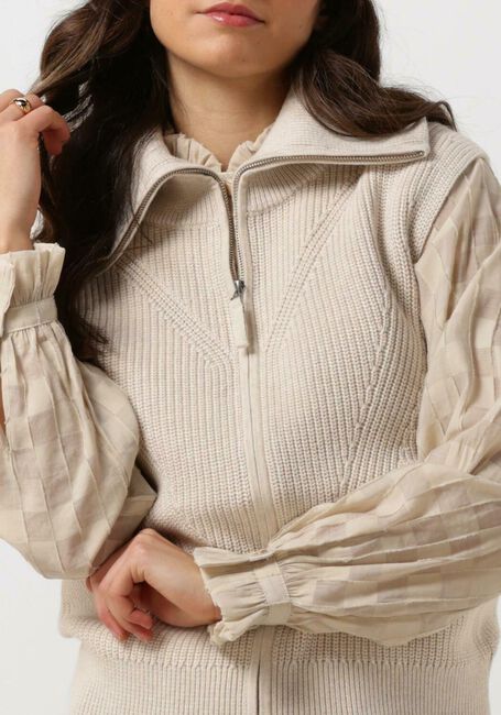 PENN & INK Gilet CARDIGAN 1 Sable - large