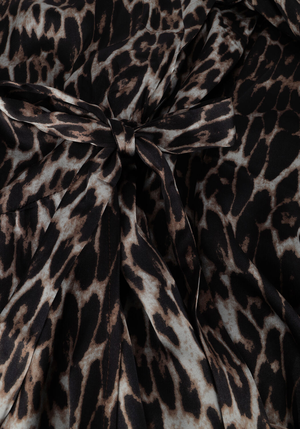 CO'COUTURE Robe midi LEO LEO WRAP DRESS en marron - large