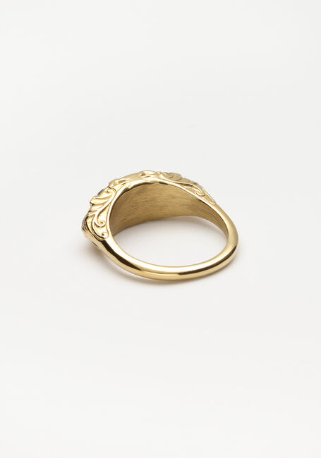 Gouden NOTRE-V Ring RING STENEN - large