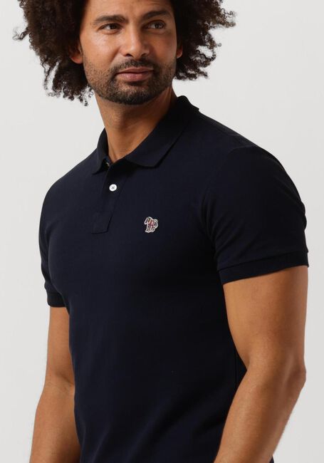 Donkerblauwe PS PAUL SMITH Polo MENS SLIM FIT SS POLO SHIRT ZEBRA - large