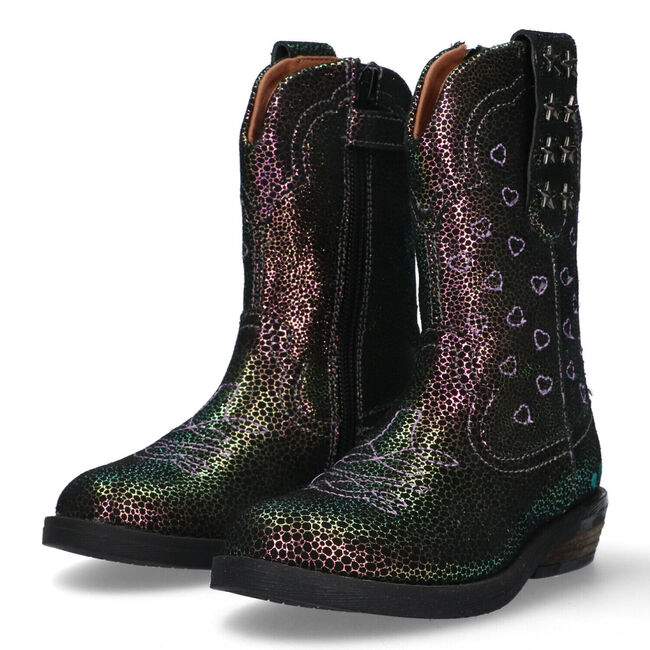 BUNNIESJR Santiags Romee Rodeo en noir - large