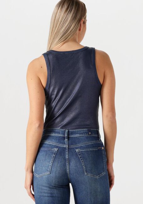 SUMMUM Haut RIB TANKTOP COTTON RIB Métallique - large