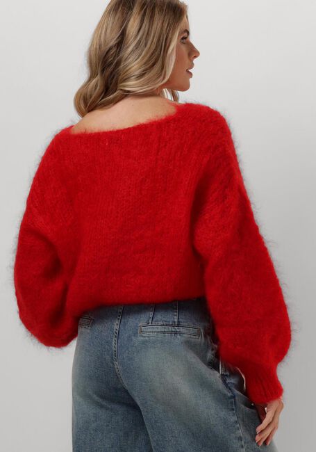 AMERICAN DREAMS Pull MILANA LS MOHAIR KNIT en rouge - large