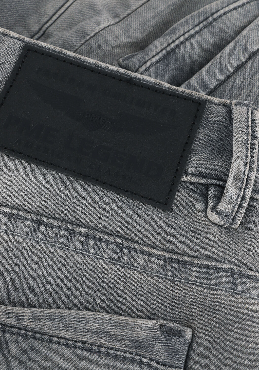 Grijze PME LEGEND Jeans COMMANDER 3.0 SHORTS STONE GREY SWEAT - large