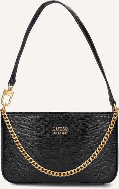 Zwarte GUESS Schoudertas KATEY MINI TOP ZIP SHOULDER BAG Zwarte GUESS Schoudertas KATEY MINI TOP ZIP SHOULDER BAG - large