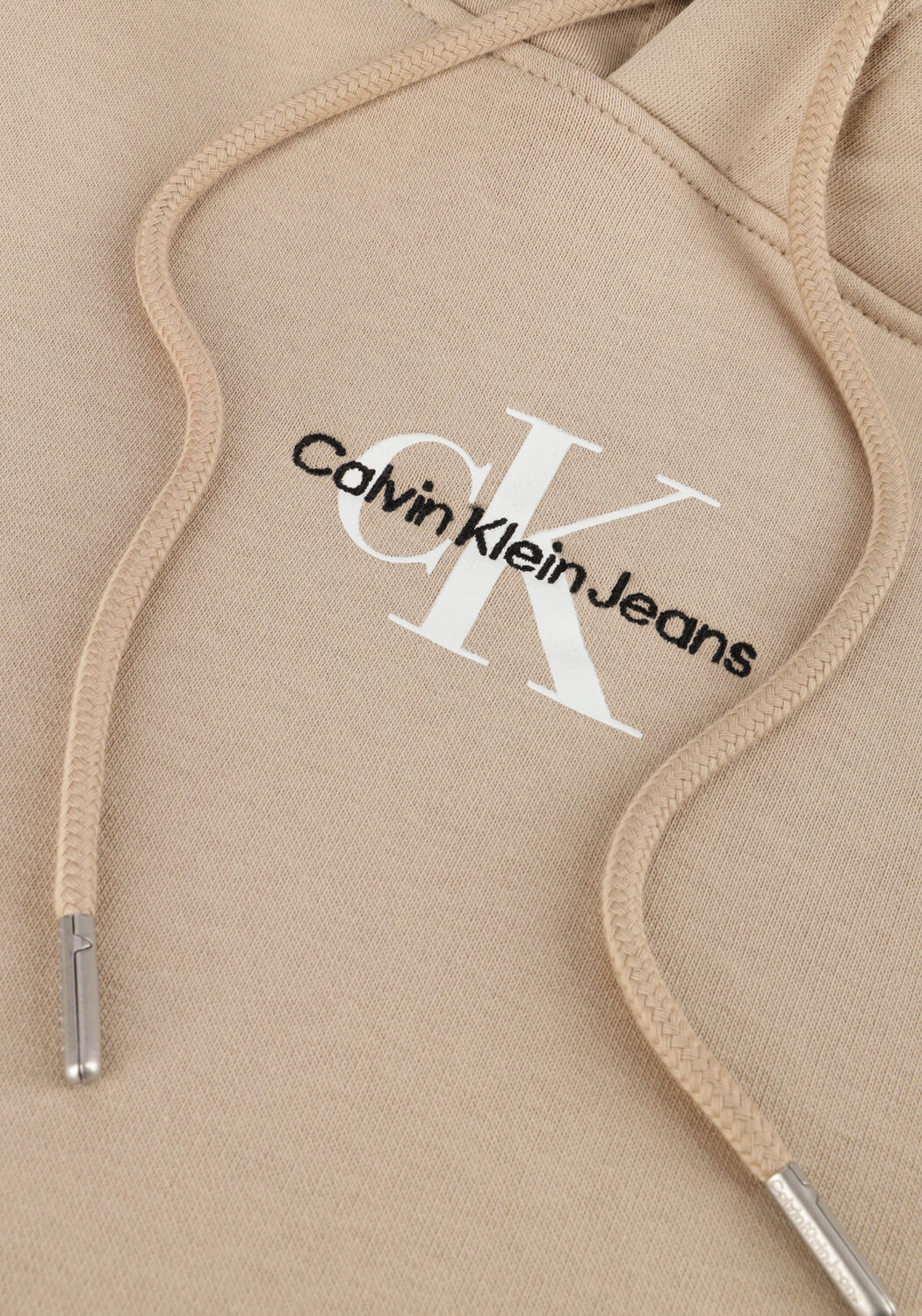 CALVIN KLEIN Chandail MONOLOGO HOODIE en taupe - large