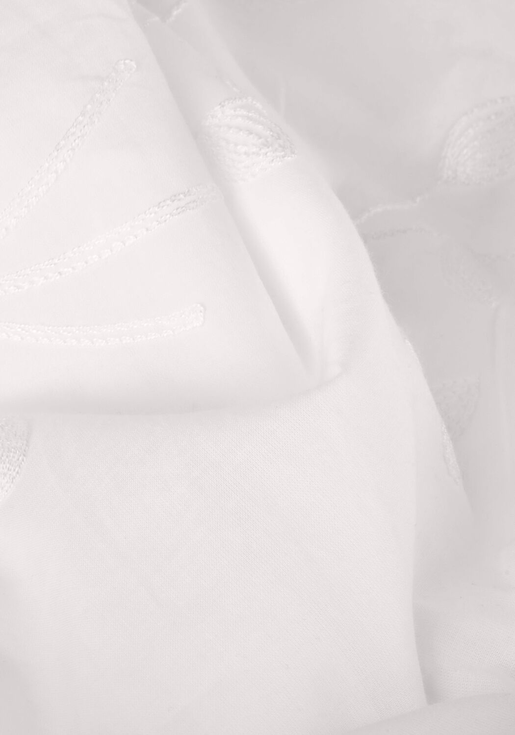 JANSEN AMSTERDAM WFE722 EMBROIDERED BLOUSE 3/4 PUFFED SLEEVE Blouses Blanc - large