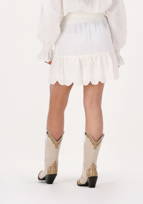 Witte ALIX THE LABEL Minirok BRODERIE SKIRT - large