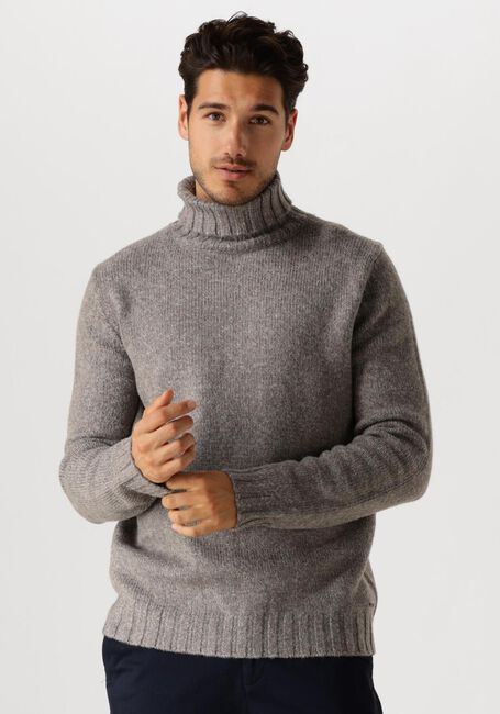 DSTREZZED Col roulé OVE TURTLENECK en marron - large