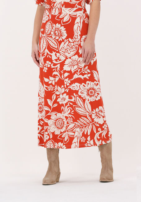 JANSEN AMSTERDAM Jupe maxi ODIL en orange - large