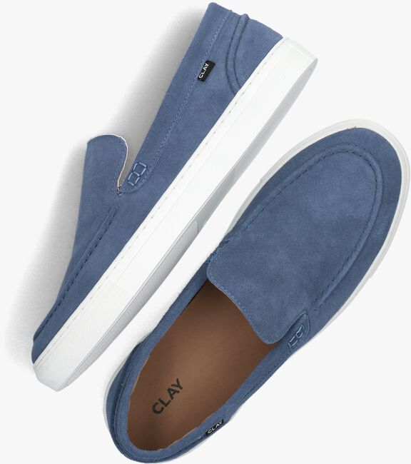 CLAY SHN2311 Loafers en bleu - large