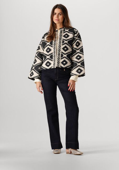 SUMMUM LONGSLEEVE BLOUSE 3D FLOWER Blouses Blanc - large