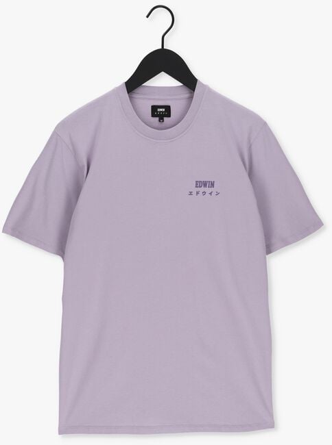 Paarse EDWIN T-shirt EDWIN LOGO CHEST TS - large
