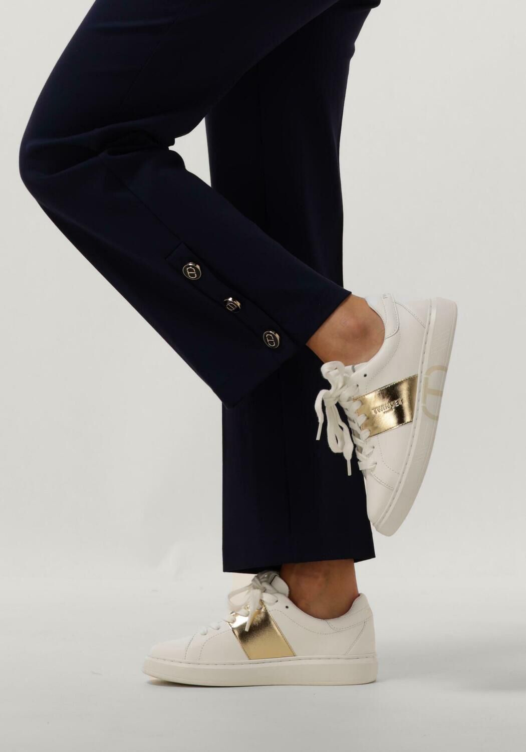 Witte TWINSET MILANO Sneakers 241TCP010 - large