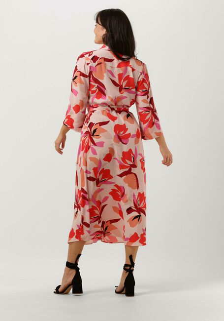 JANSEN AMSTERDAM Robe midi DUBAI en rose - large