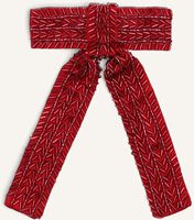 Rode BECKSONDERGAARD Haaraccessoires MERRY BEADED BOW - medium