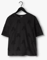 Zwarte ALIX THE LABEL T-shirt LADIES KNITTED A JACQUARD T-SHIRT