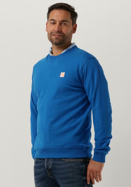 SCOTCH & SODA Chandail CLASSIC ESSENTIAL CREWNECK SWEATSHIRT en bleu - large