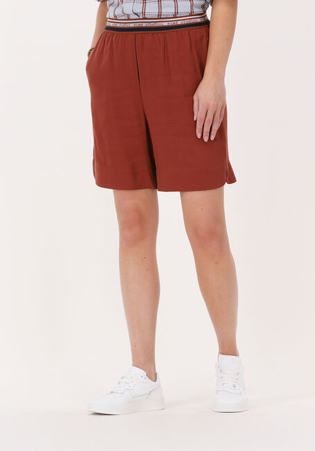 ESM&Eacute; STUDIOS Pantalon courte HENA HIGH WAIST SHORT en rouge - large