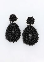 NOTRE-V Boucles d'oreilles EARRING BEADS en noir - medium