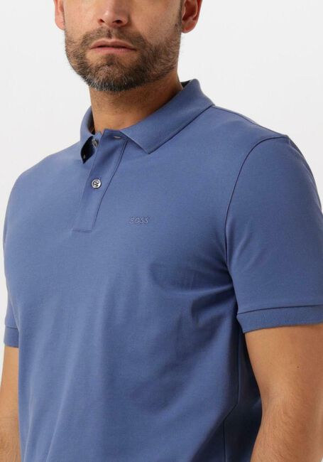 BOSS BLACK Polo PALLAS en bleu - large