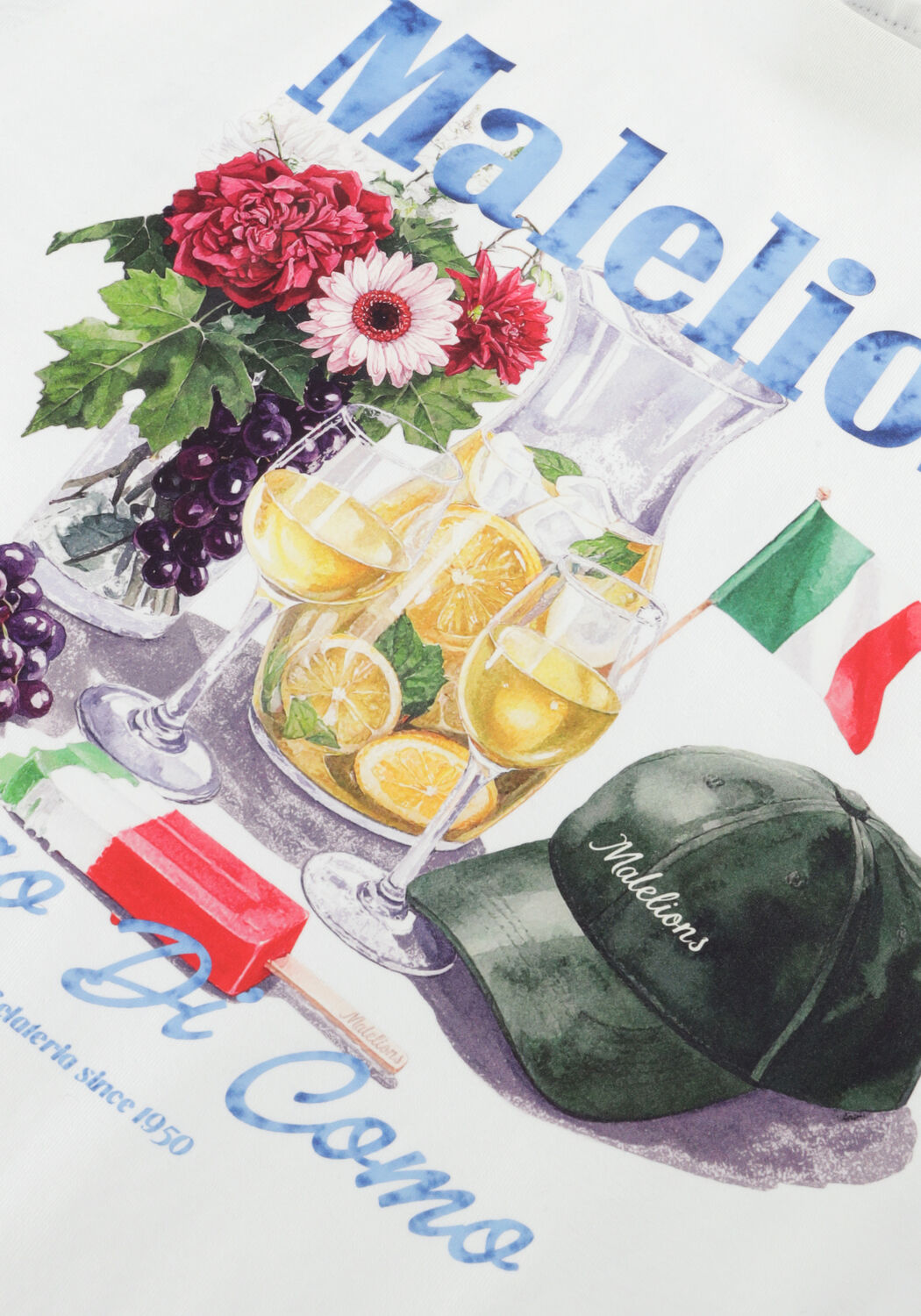 MALELIONS T-shirt GELATO T-SHIRT en blanc - large