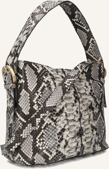 Zwarte FRED DE LA BRETONIERE Handtas LINDI BUCKET BAG PYTHON PRINTED LEATHER Zwarte FRED DE LA BRETONIERE Handtas LINDI BUCKET BAG PYTHON PRINTED LEATHER - large