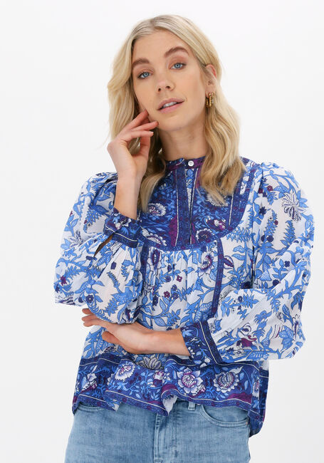 Blauwe ANTIK BATIK  SALMA BLOUSE - large
