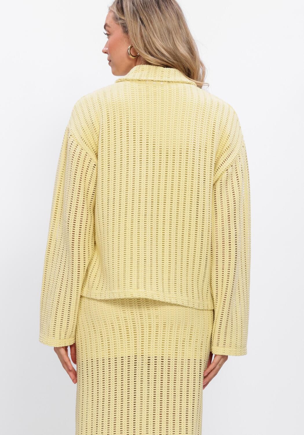 Gele EDITED  NEO POLO SHIRT - large